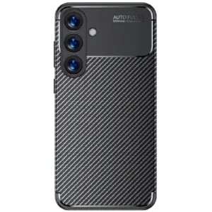 Карбонов гръб за Samsung Galaxy S25 FE – Черен