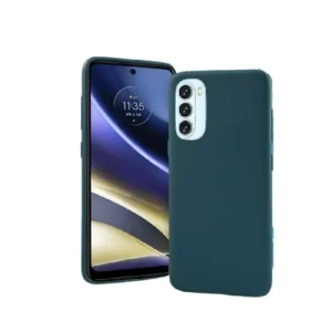 Луксозен силиконов калъф за Motorola Moto G13/G23 – Тъмнозелен