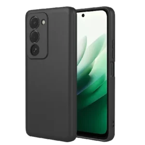 Луксозен силиконов калъф за Xiaomi Redmi 15 – Черен