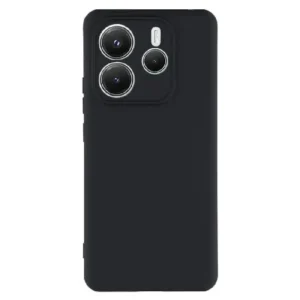 Луксозен силиконов калъф за Xiaomi Redmi Note 15 5G – Черен