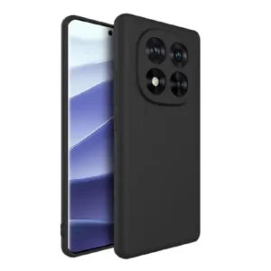Луксозен силиконов калъф за Xiaomi Redmi Note 15 Pro 5G – Черен